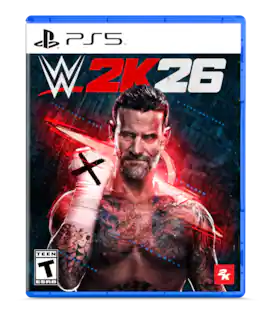 PS5
WWE 2K26
I'M STRAIGHT
HELLFIRE
GO TO HELL
OVER
FUEST
STRAIGHT
EDOK
FRU
EOOE
REME
BUNK
K
WX
F
C
E
x
GOTO
GO TO
NOOZE
BLEEP
NAT
BES
IN
THE
TEEN
HICADO
WORLD
T
MADE
2K
ESRB
