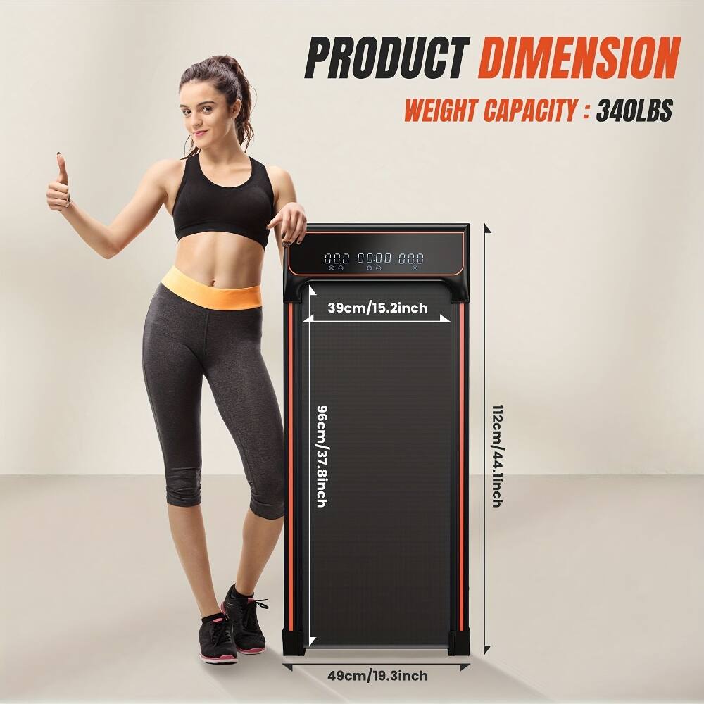 PRODUCT DIMENSION WEIGHT CAPACITY: 340LBS  
39cm/15.2inch  
96cm/37.8inch  
8inch  
112cm/44.1inch  
49cm/19.3inch