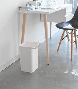 Yamazaki Home - Trash Can - White
