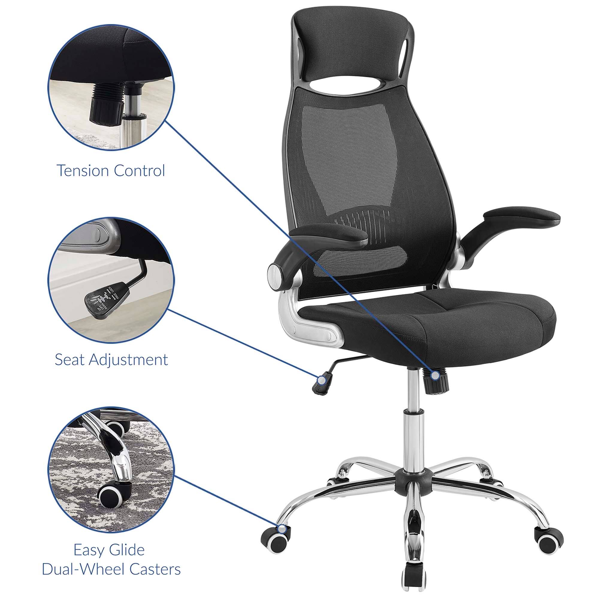 Tension Control  
Seat Adjustment  
Easy Glide Dual-Wheel Casters