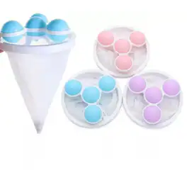Kitcheniva - Reusable Laundry Lint Catcher Mesh Bags - Multicolor