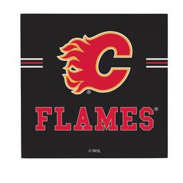 Evergreen Enterprises - Calgary Flames 12" x 12" Wood Wall Sign - Multicolor