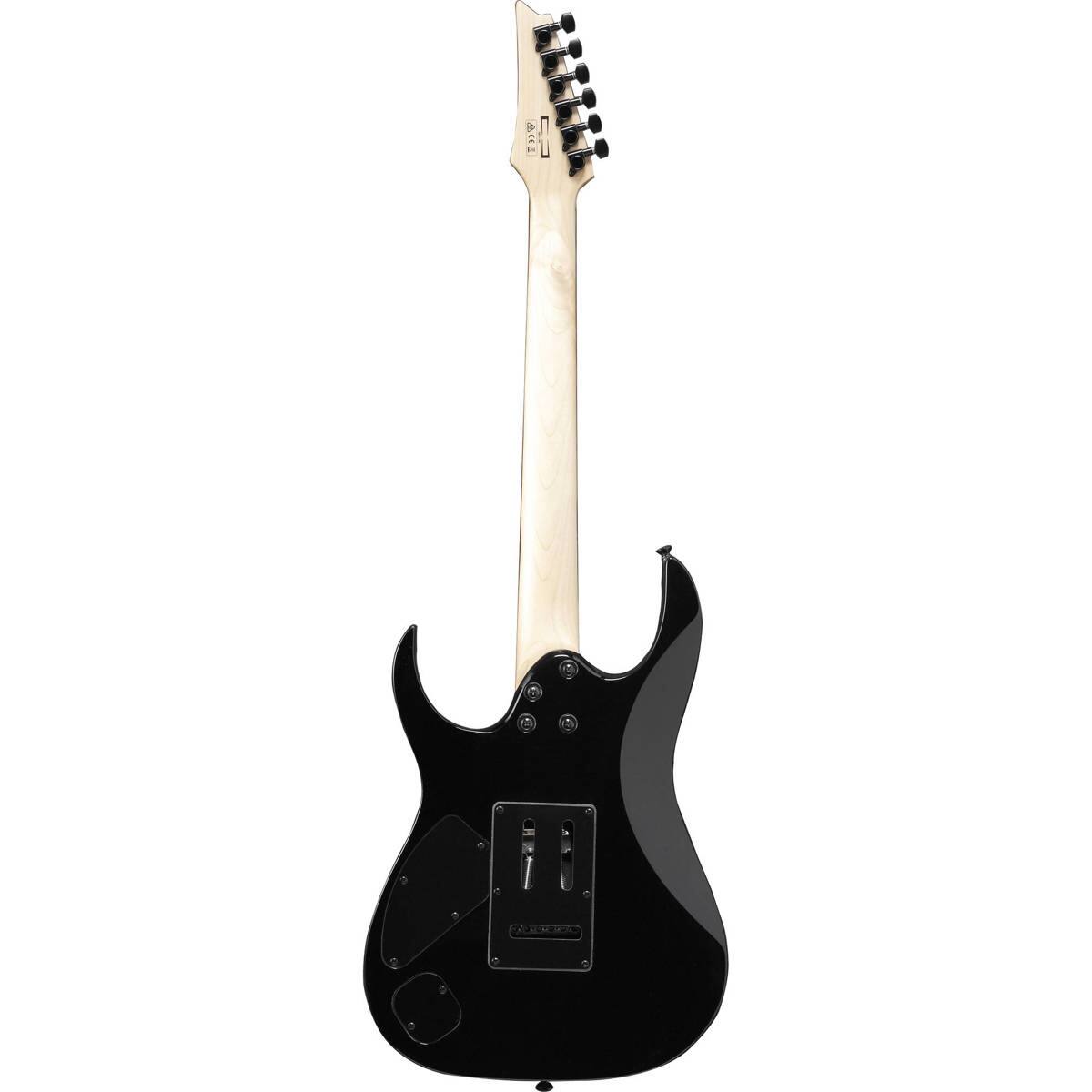 Alt View 3. Ibanez - Ibanez RGA Gio GRGA120QA Electric Guitar, Transparent Black Burst.