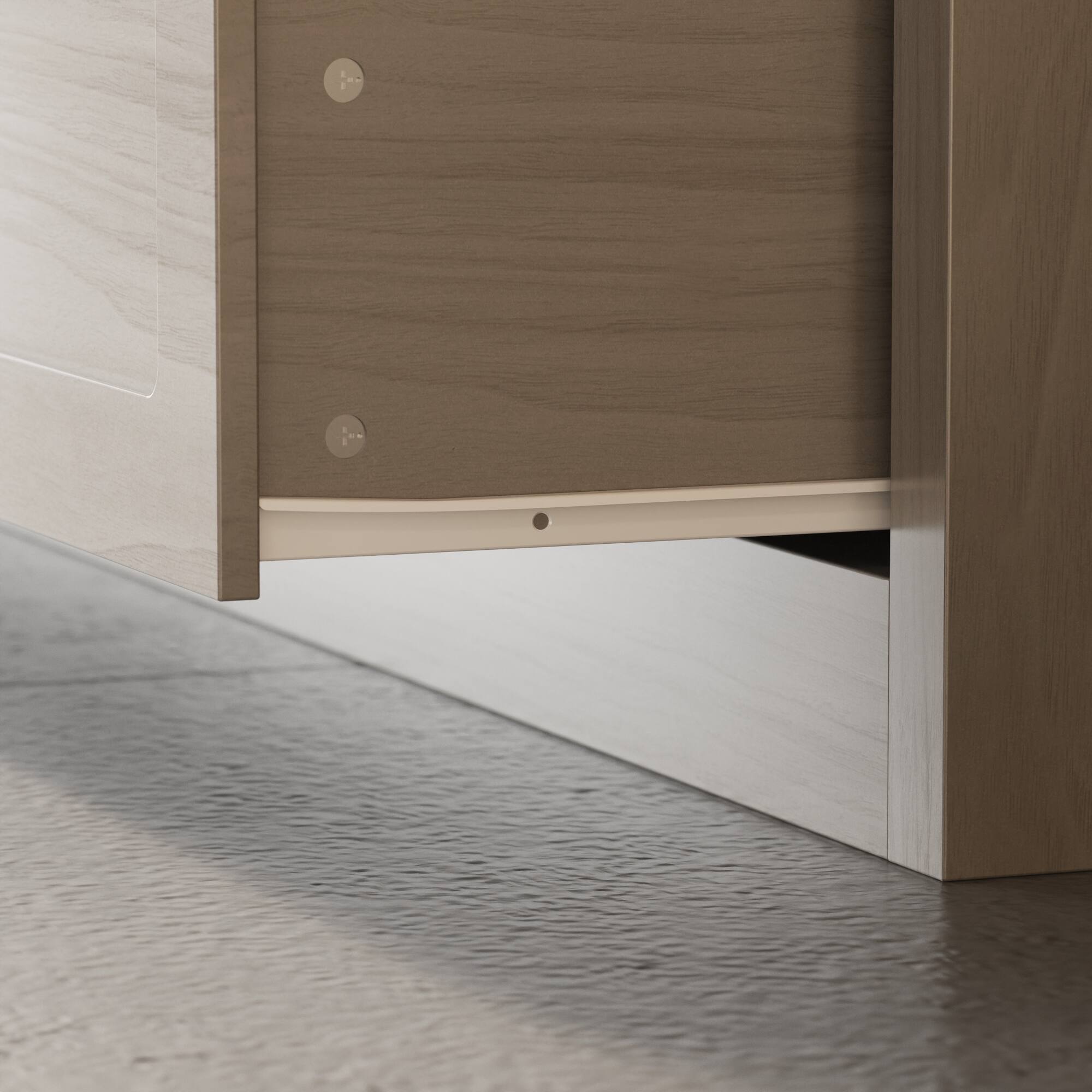 Alt View 7. Famapy - Famapy Open - Shelf Display Cabinet with Drawers & Anti - Tip - Gray.