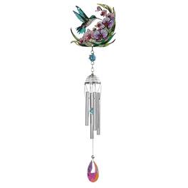 FC Design - 21"Long Hummingbird Acrylic Mini Wind Chime Outdoor Patio or Garden Hanging Wind Chime Decoration - Multi-Color
