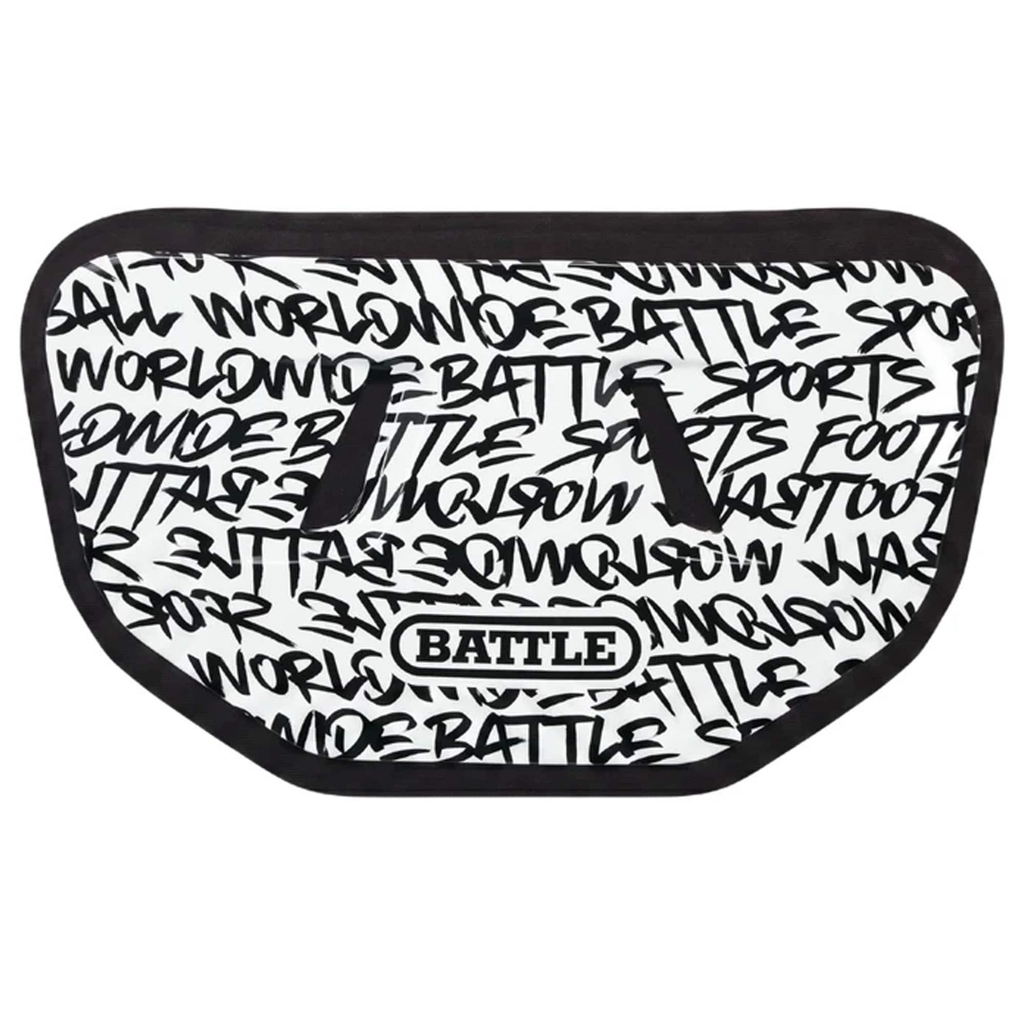 Battle Sports - Adult "Lux" Back Plate - White/Black
