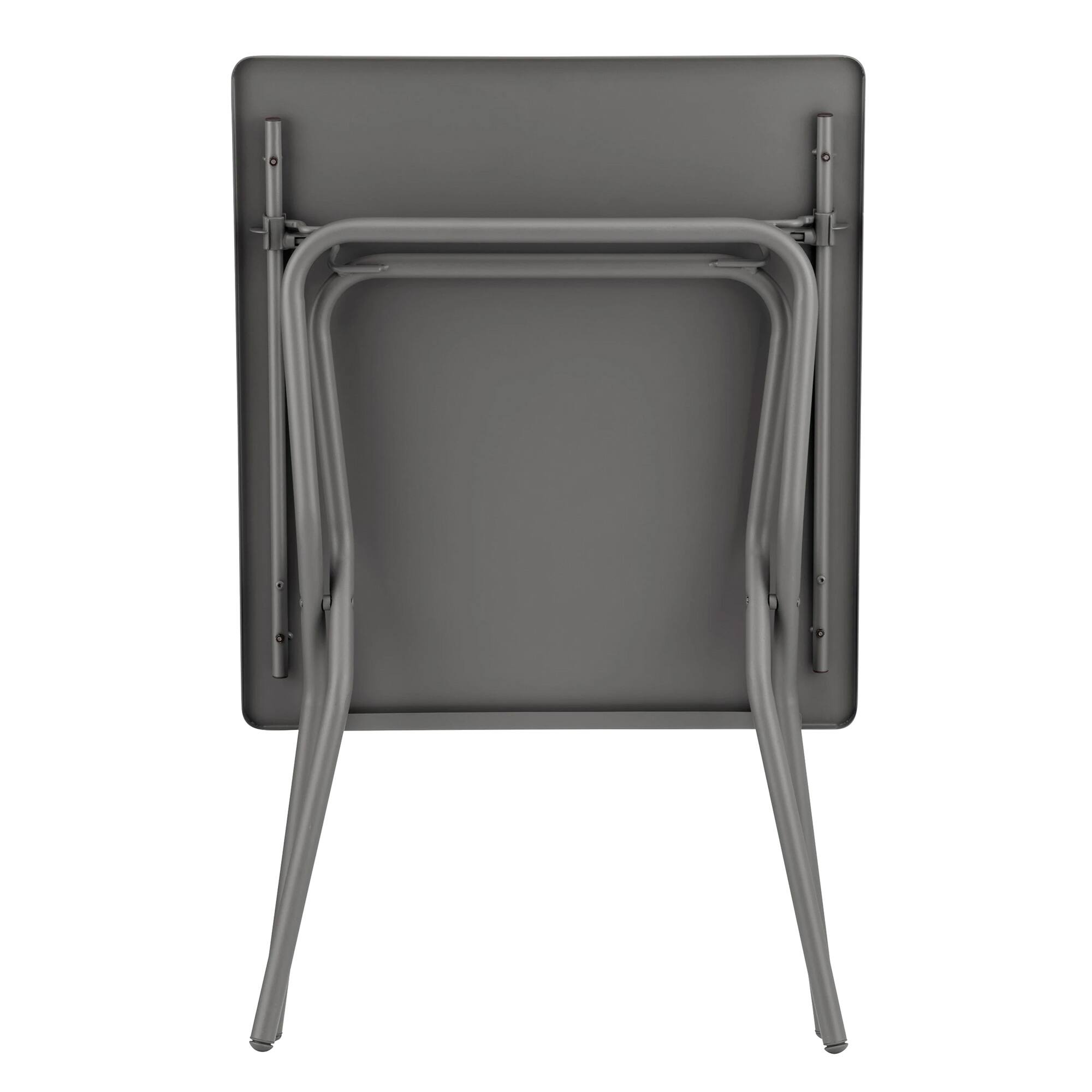 Alt View 10. Lafuma - Lafuma Balcony II Colorblock Steel Square Folding Outdoor Patio Table, Titanium - Titanium.