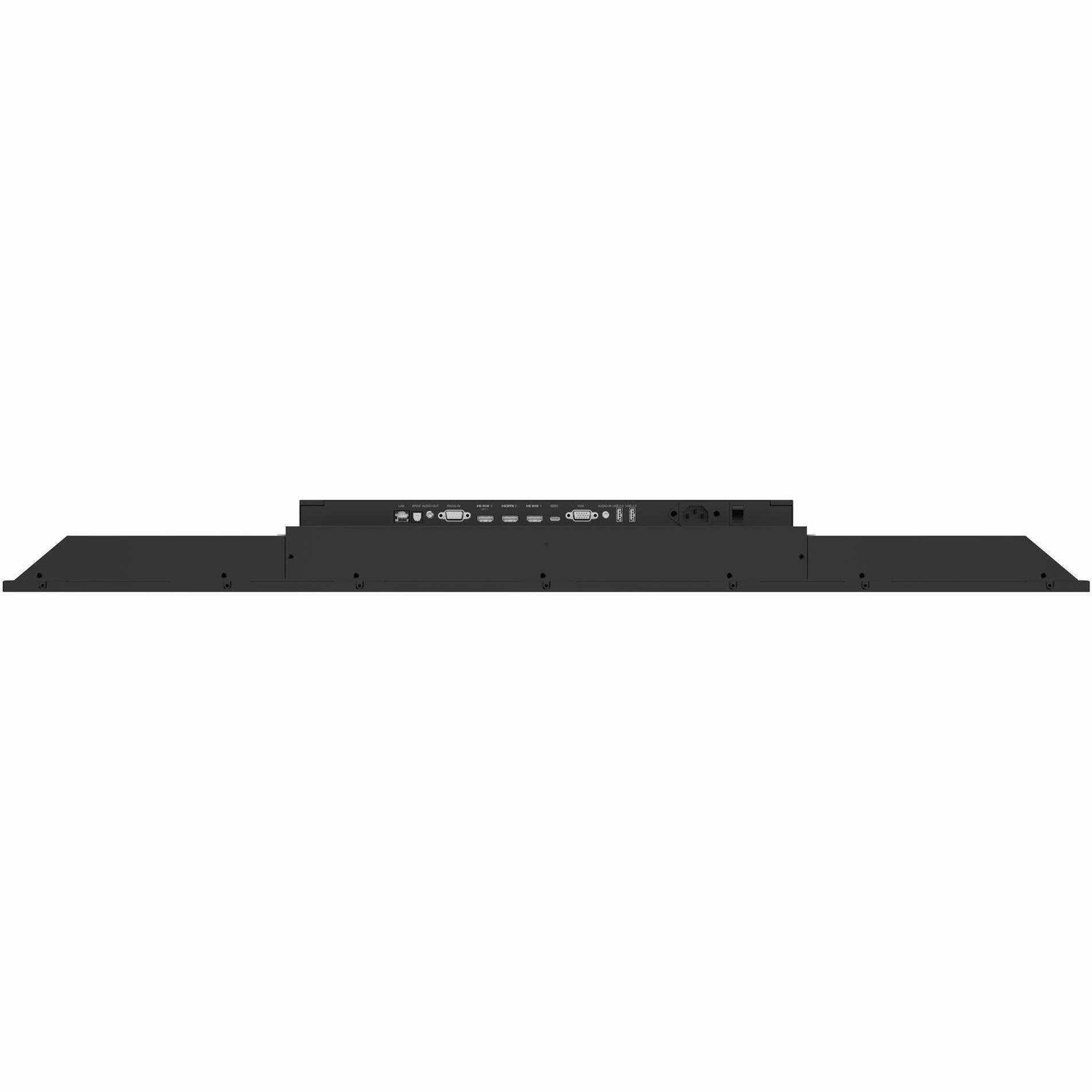 Alt View 3. ViewSonic - CDE43G3 43-inch 4K UHD Commercial Display - Black.