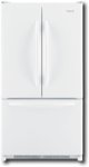 Front Standard. Whirlpool - 24.8 Cu. Ft. Side-by-Side Refrigerator with Bottom-Mount Freezer - White-on-White.
