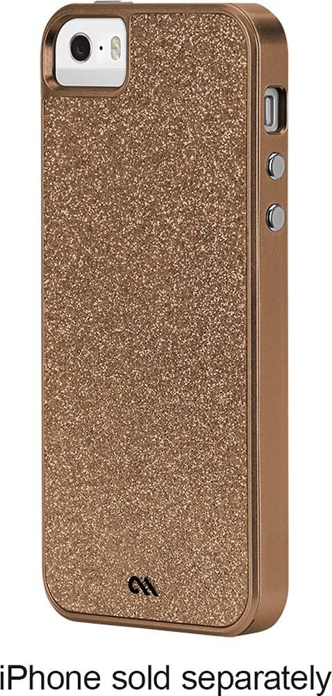 Front Zoom. Case-Mate - Glam Case for Apple® iPhone® 5 and 5s - Rosegold.