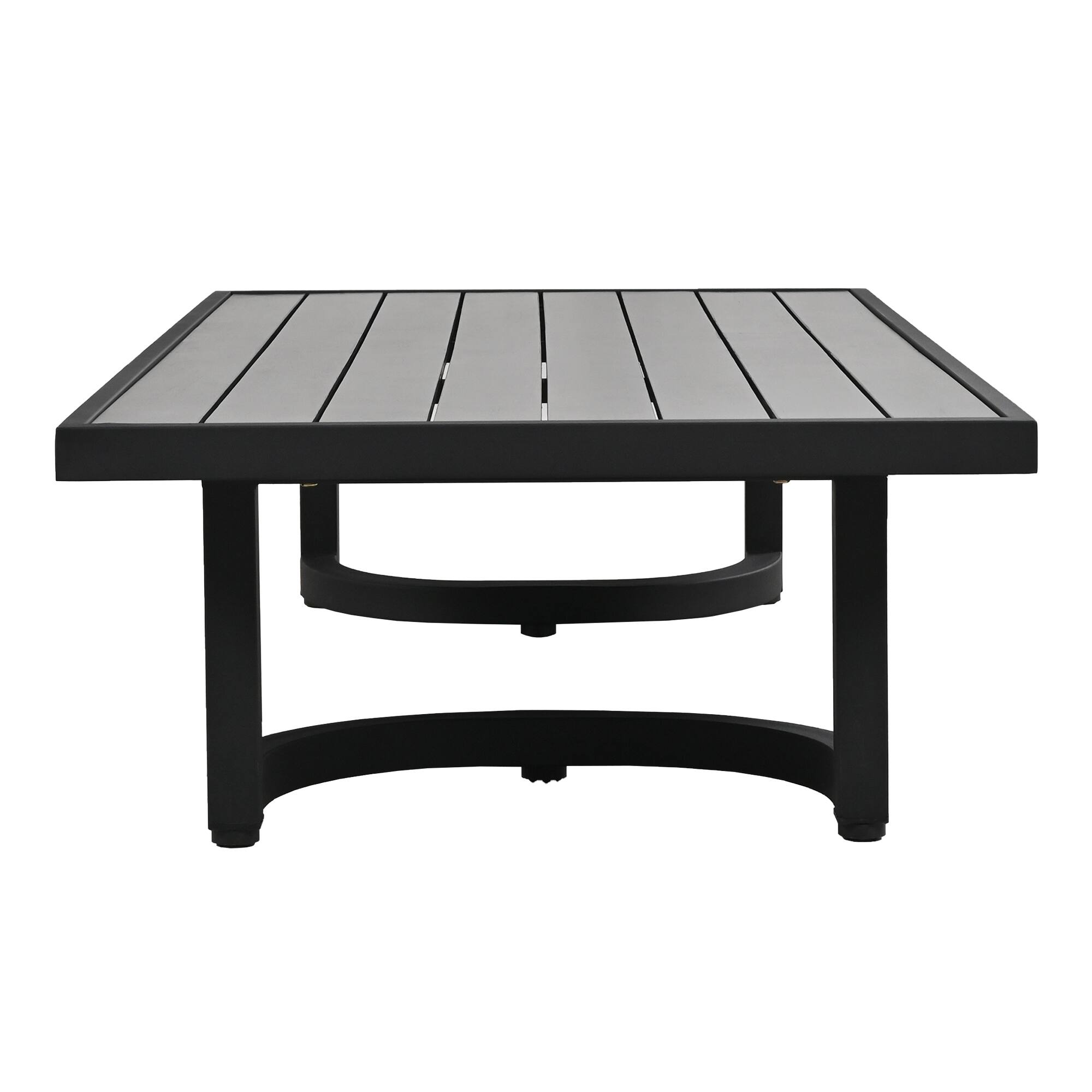 Alt View 8. Siljoy - U_Style Multi-person Outdoor Steel Sofa Set, Waterproof, Anti-rust and Anti-uv, Suitable for Gardens and Lawns - Beige.