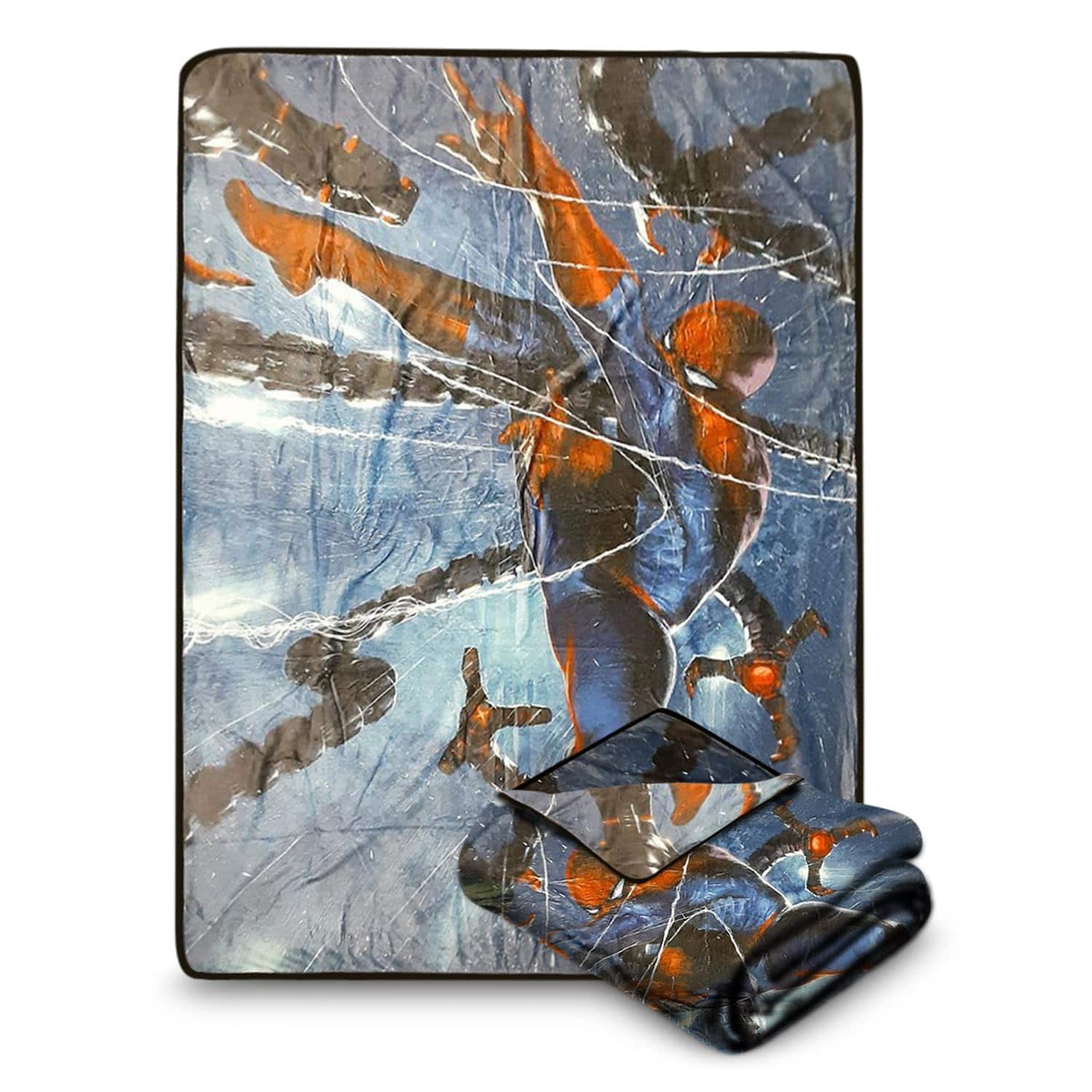 Bazillion Dreams - Refurbished Excellent - Spider‑Man vs Doc Ock Blanket - Multicolor