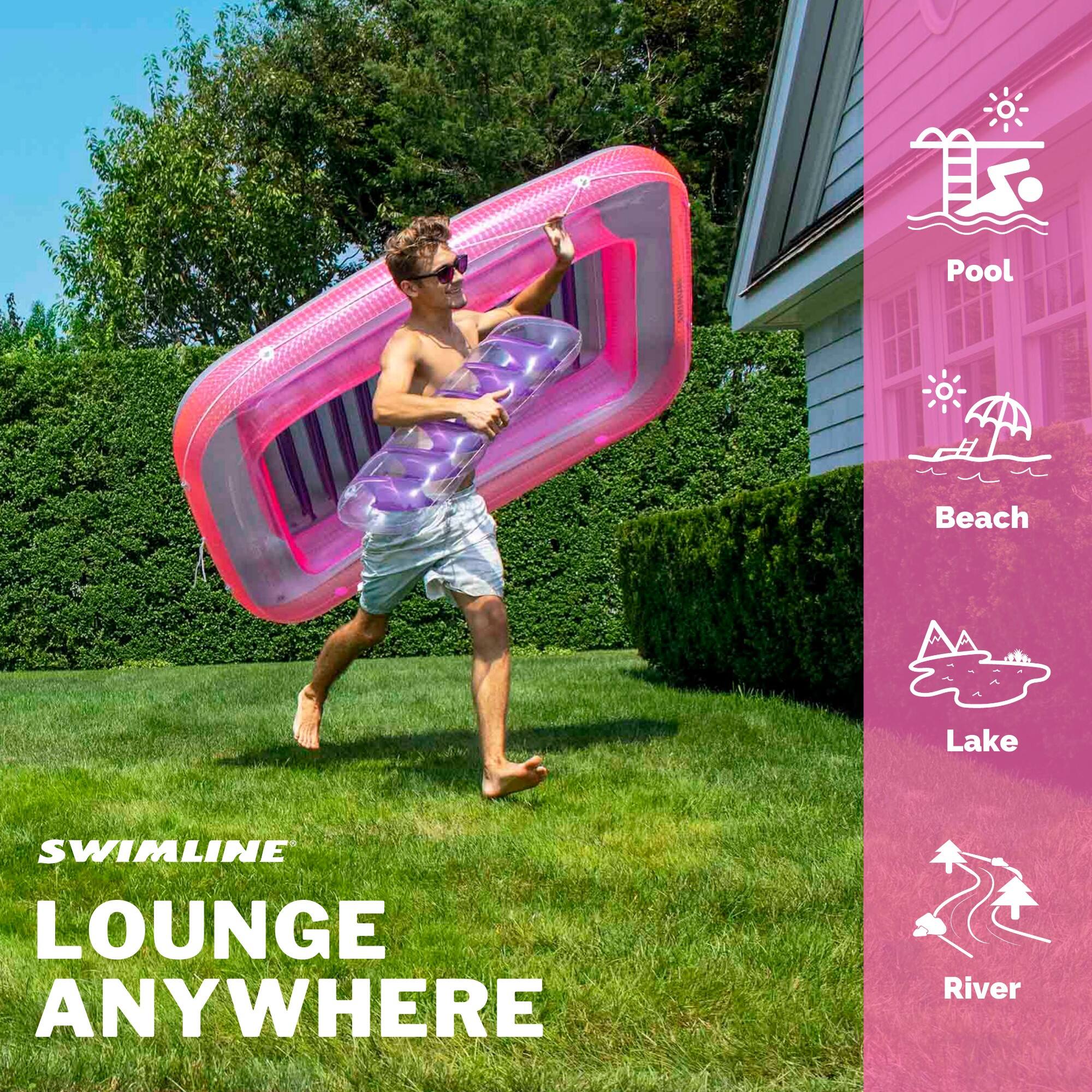 Pool Beach Lake River  
SWIMLINE  
LOUNGE ANYWHERE