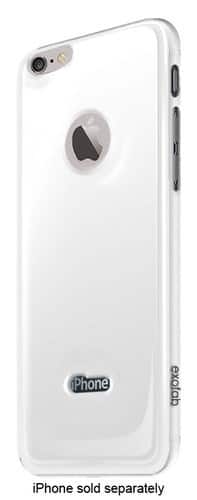 Front. Exofab - Protective Shell Case for Apple® iPhone® 6 - Pearl White.
