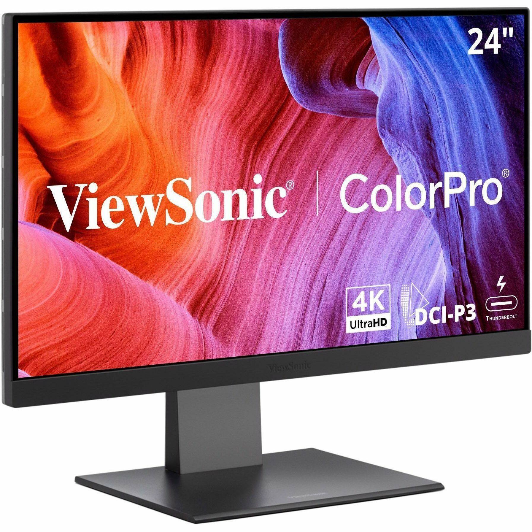 24" ViewSonic ColorPro  
4K UltraHD DCI-P3 Thunderbolt