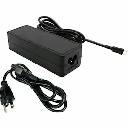 BTI Battery Tech - BTI 130W USB TYPE-C AC ADAPTER FOR DELL LATITUDE 5310, 5320, 5410, 5411, 5420, 5 - Black