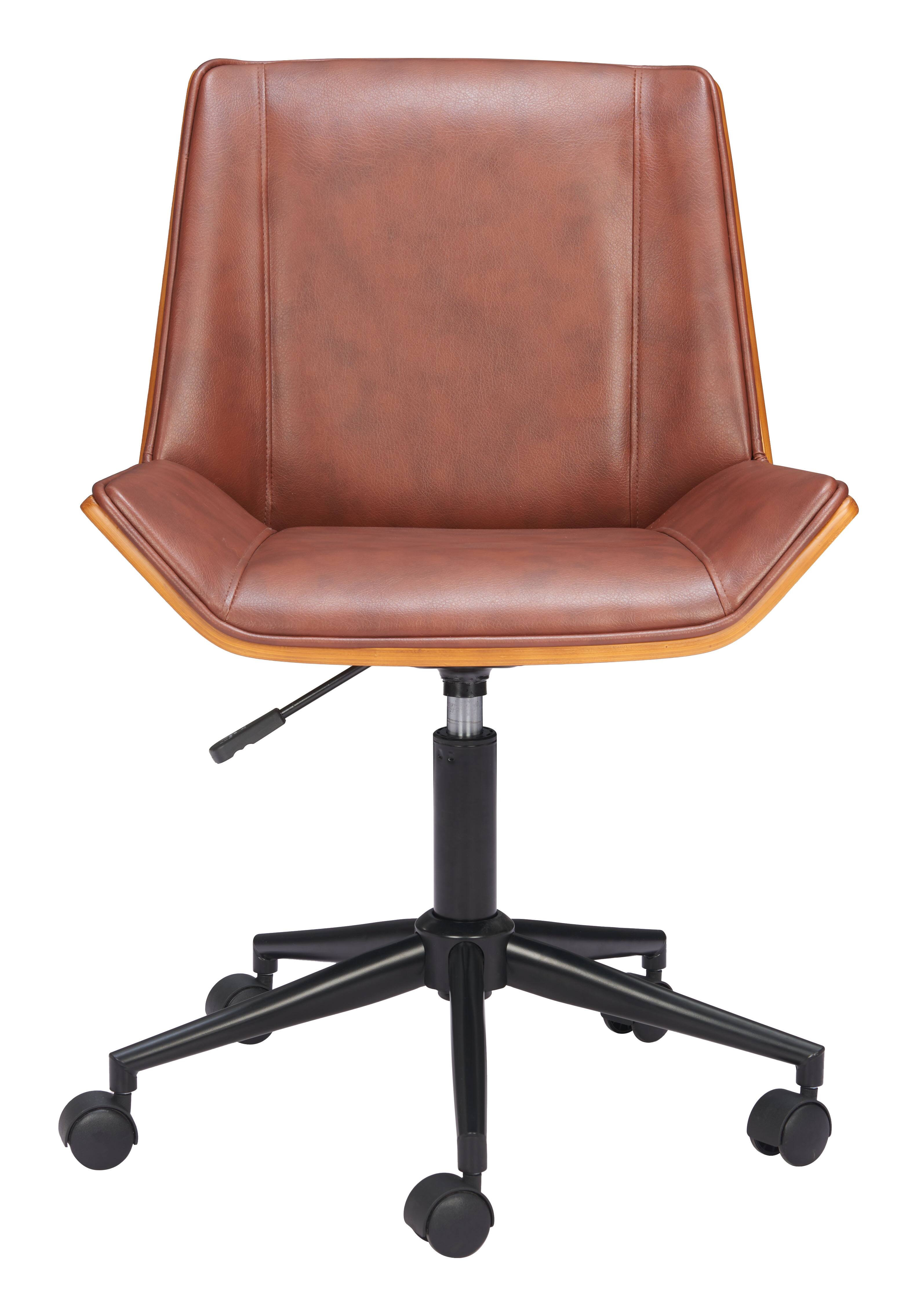 Alt View 1. Hivvago - Maker Office Chair Brown - Brown.