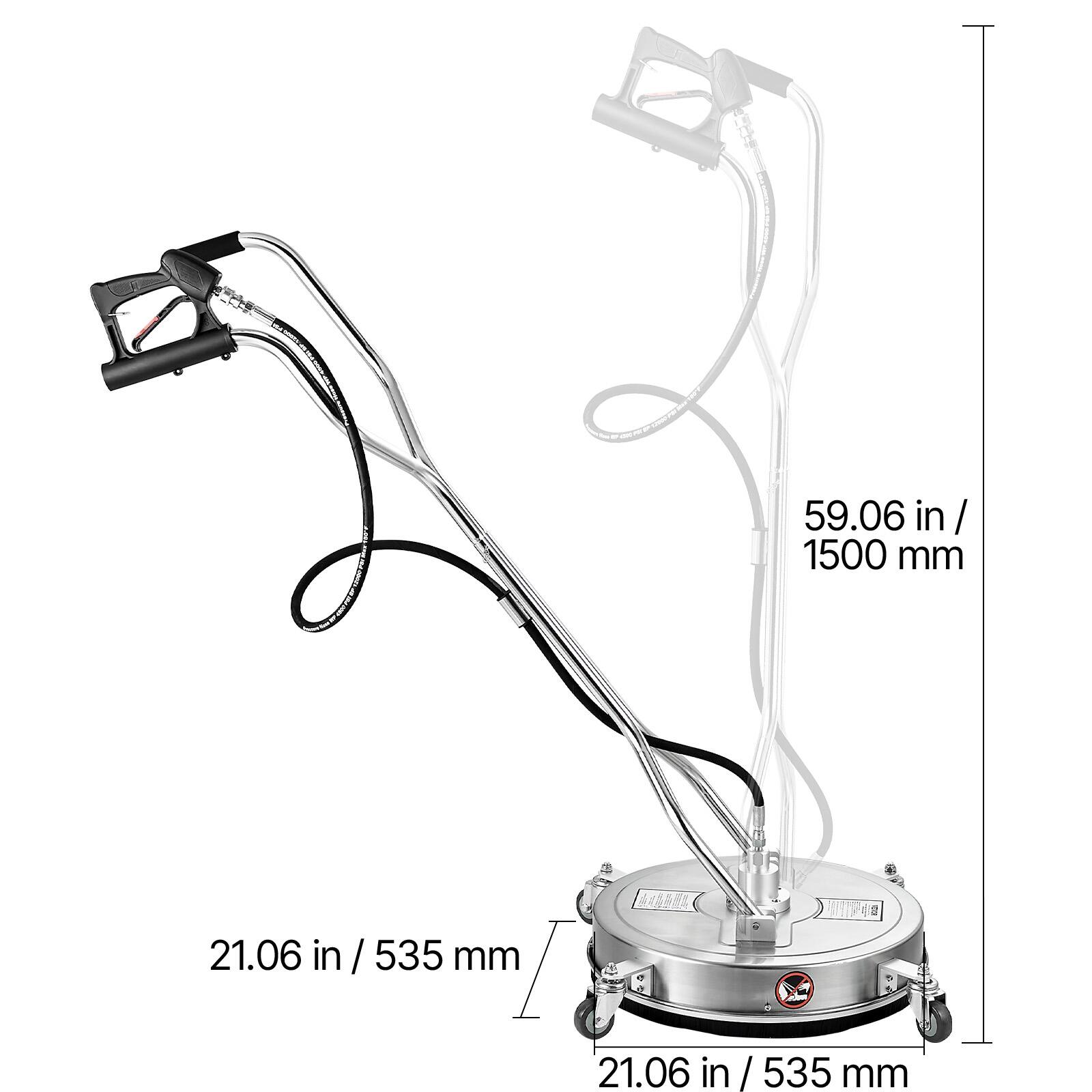 59.06 in / 1500 mm  
21.06 in / 535 mm  
21.06 in / 535 mm