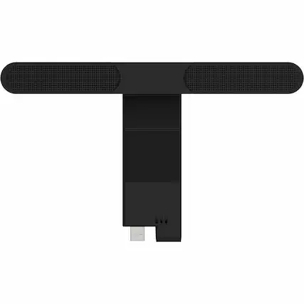 Front. Lenovo - ThinkVision MS30 Monitor Soundbar - ThinkVision MS30 Monitor Soundbar - Black.