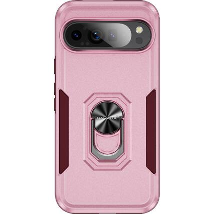 Front. SaharaCase - Raider Series Heavy-Duty Case for Google Pixel 9 Pro XL - Desert Rose.