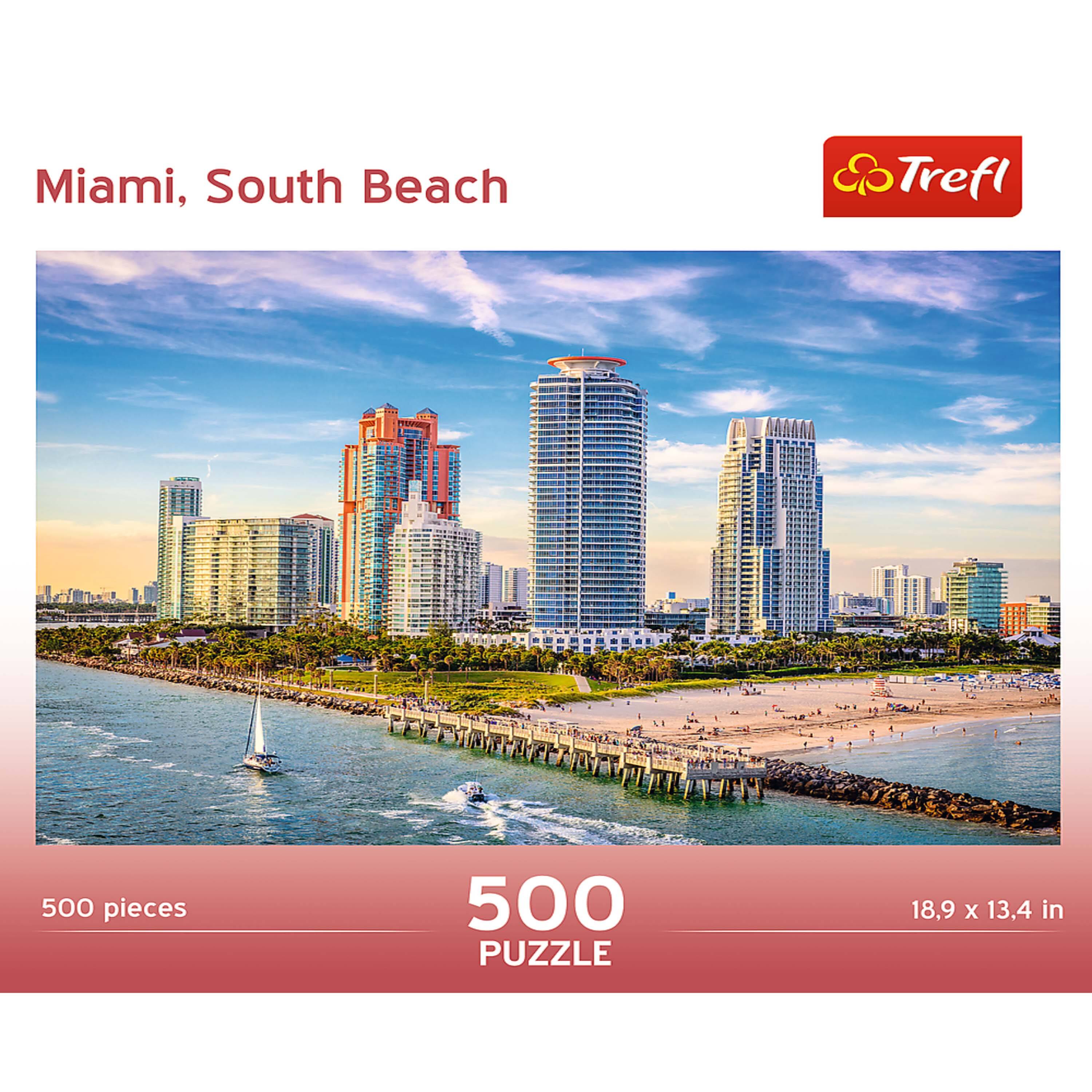 Miami, South Beach  
Trefl  
500 pieces  
500 PUZZLE  
18.9 x 13.4 in