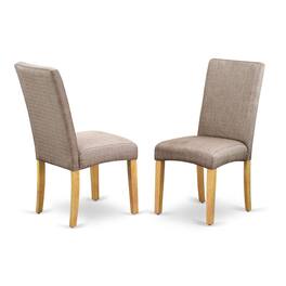 East West Furniture - Dining Room Set Oak - Brown