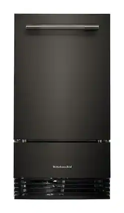 KitchenAid - 18 inch 35-Lb. Ice Maker - Black Ore