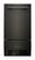 Front. KitchenAid - 18 inch 35-Lb. Ice Maker - Black Ore.
