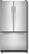 Front Standard. Whirlpool - 24.8 Cu. Ft. Side-by-Side Refrigerator with Bottom-Mount Freezer - Stainless-Steel.