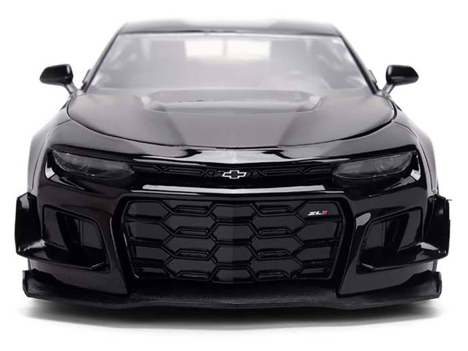 Alt View 5. Jada - 2024 Chevrolet Camaro ZL1 1LE Black "Fast X" (2023) Movie "Fast & Furious 25th Anniversary" 1/24 Model Car by Jada.