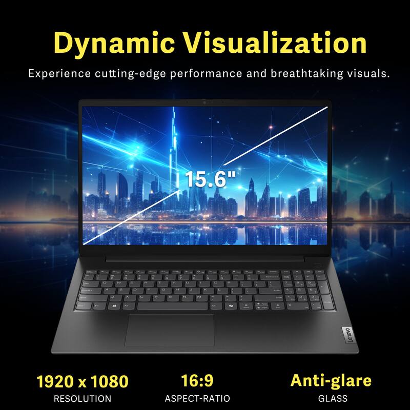 Dynamic Visualization  
Experience cutting-edge performance and breathtaking visuals.  

15.6"  

1920 x 1080 RESOLUTION  
16:9 ASPECT-RATIO  
Anti-glare GLASS