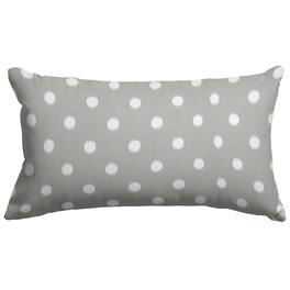 Majestic Home - Pillow 12x20 Ikat Dot - Gray