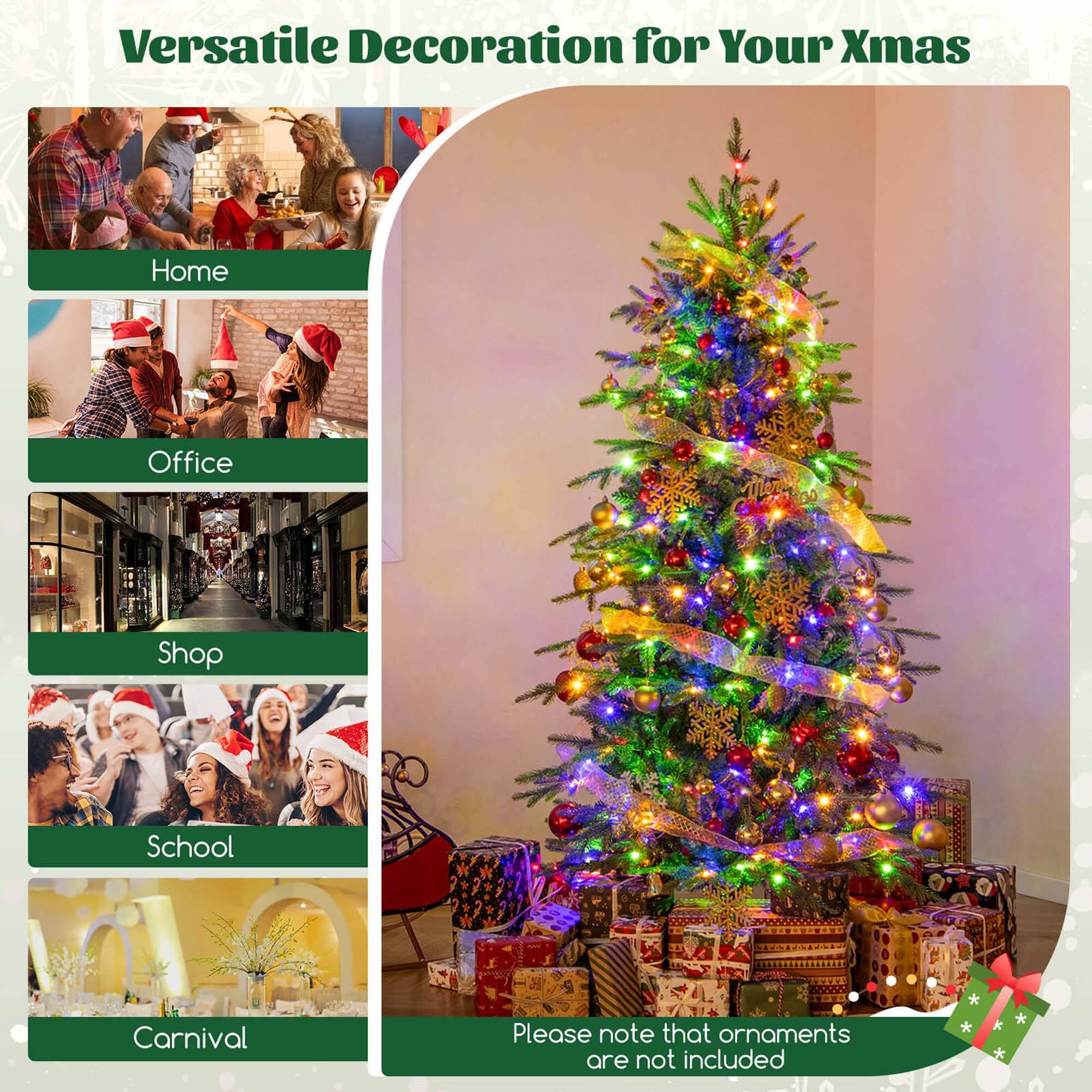 Versatile Decoration for Your Xmas

Home
Office
Shop
School
Carnival

Please note that ornaments are not included