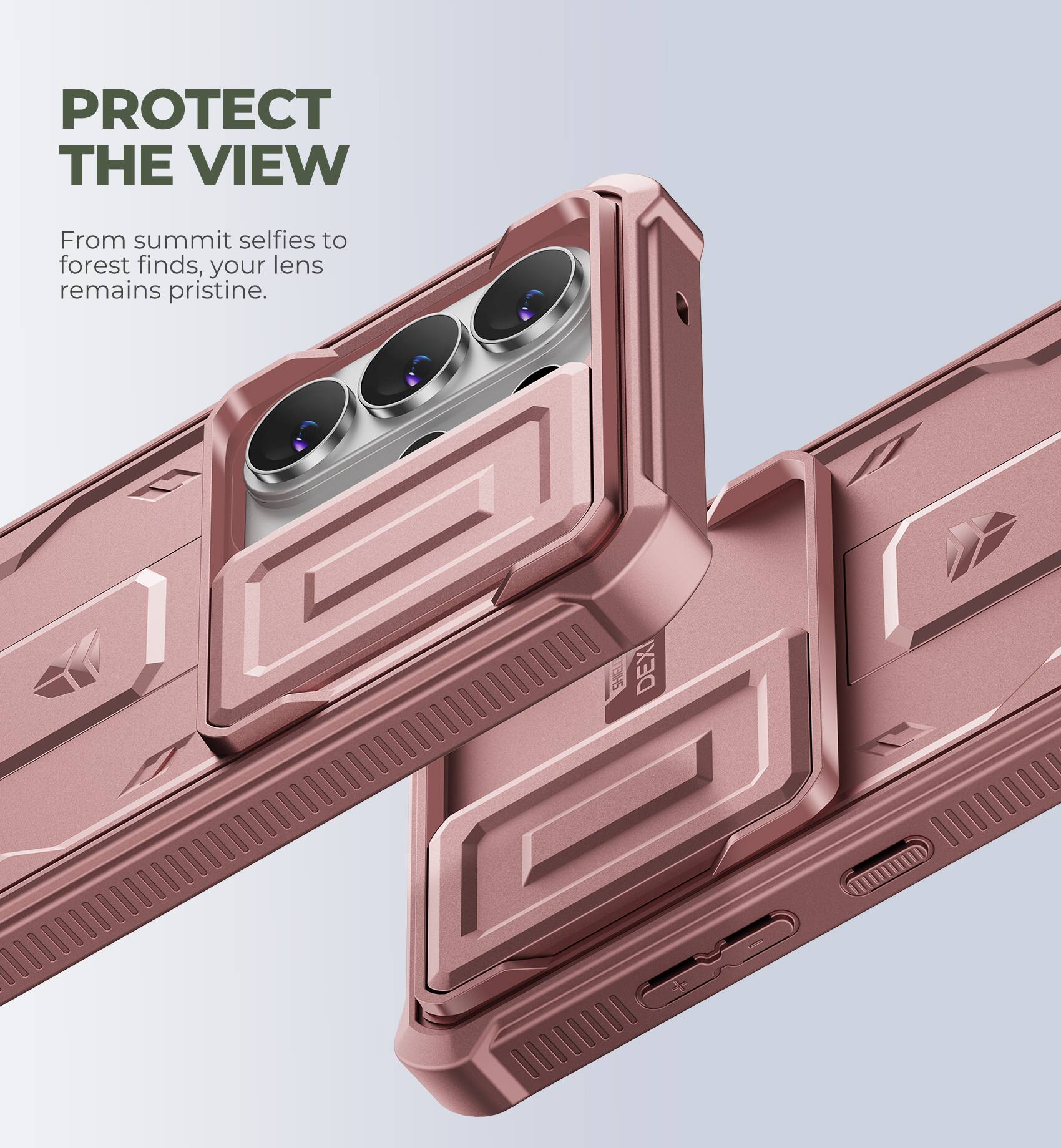 PROTECT THE VIEW  
From summit selfies to forest finds, your lens remains pristine.