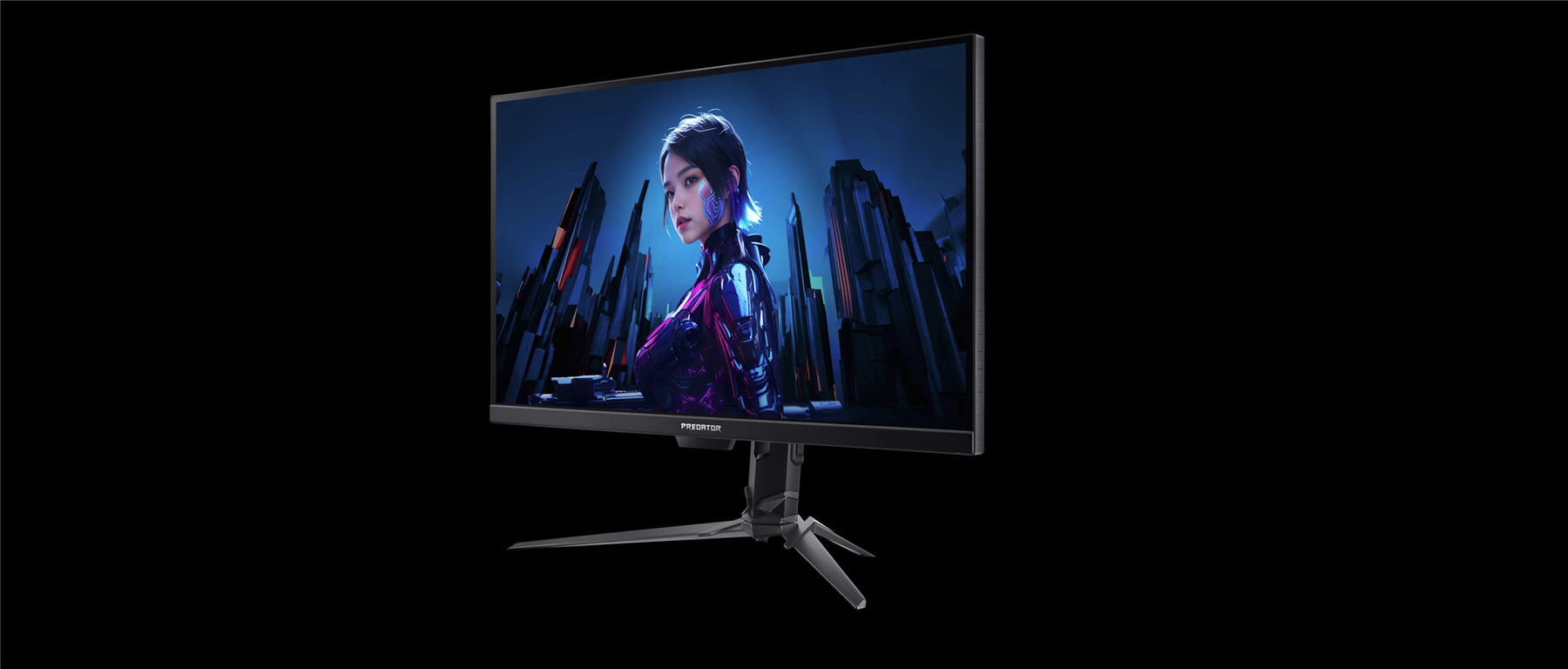 Left. Acer - Acer Predator 27" QHD 360Hz IPS G-SYNC Gaming Monitor with PULSAR and Speakers.