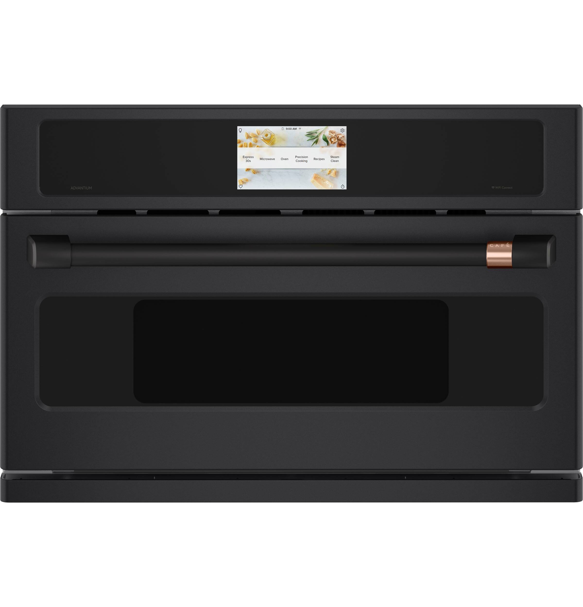 Alt View 33. Café - 1.7 Cu. Ft. Convection Built-In Microwave with 120V Five in One Advantium Technology - Matte Black.