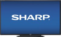 Front Standard. Sharp - AQUOS Quattron - 70" Class (69-1/2" Diag.) - LED - 1080p - 240Hz - Smart - 3D - HDTV.
