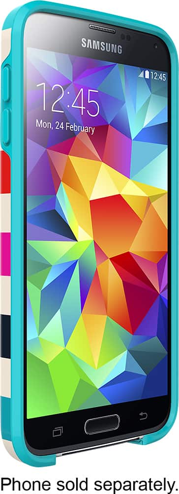 Alt View 11. kate spade new york - Candy Stripe Hybrid Hard Shell Case for Samsung Galaxy S 5 Cell Phones - Multi-color.