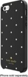 Front Zoom. kate spade new york - Larabee Dot Hybrid Hard Shell Case for Apple® iPhone® SE, 5s and 5 - Black/Cream.