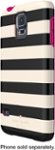 Front Zoom. kate spade new york - Candy Stripe Hybrid Hard Shell Case for Samsung Galaxy S 5 Cell Phones - Cream/Black.