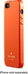 Front Zoom. kate spade new york - Wrapped Case for Apple® iPhone® SE, 5s and 5 - Orange.