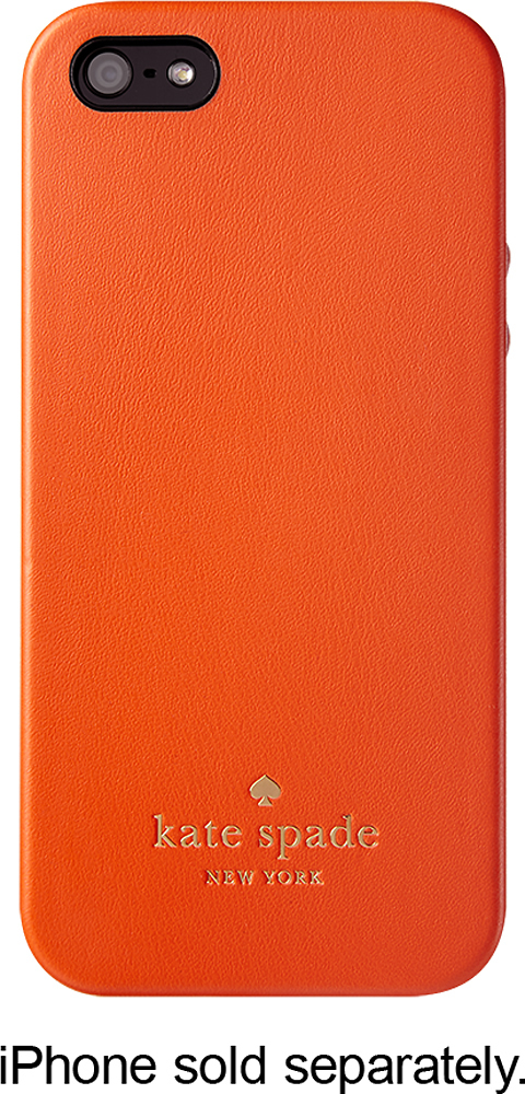 Best Buy: kate spade new york Wrapped Case for Apple® iPhone® SE, 5s and 5  Orange KSIPH-005-ORN