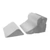 Front. VEVOR - Wedge Pillow for Sleeping, 4 Pcs Adjustable Orthopedic Bed Wedge Set, Support Leg Neck Shoulder, Post Surgery Pillow - White+Gray.