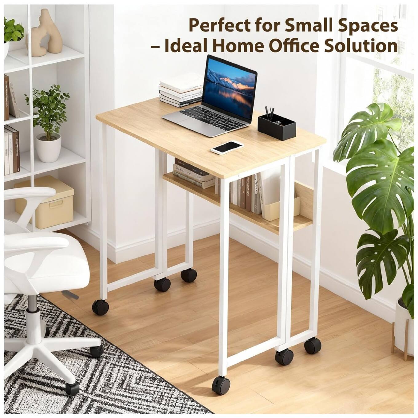 Perfect for Small Spaces  
- Ideal Home Office Solution