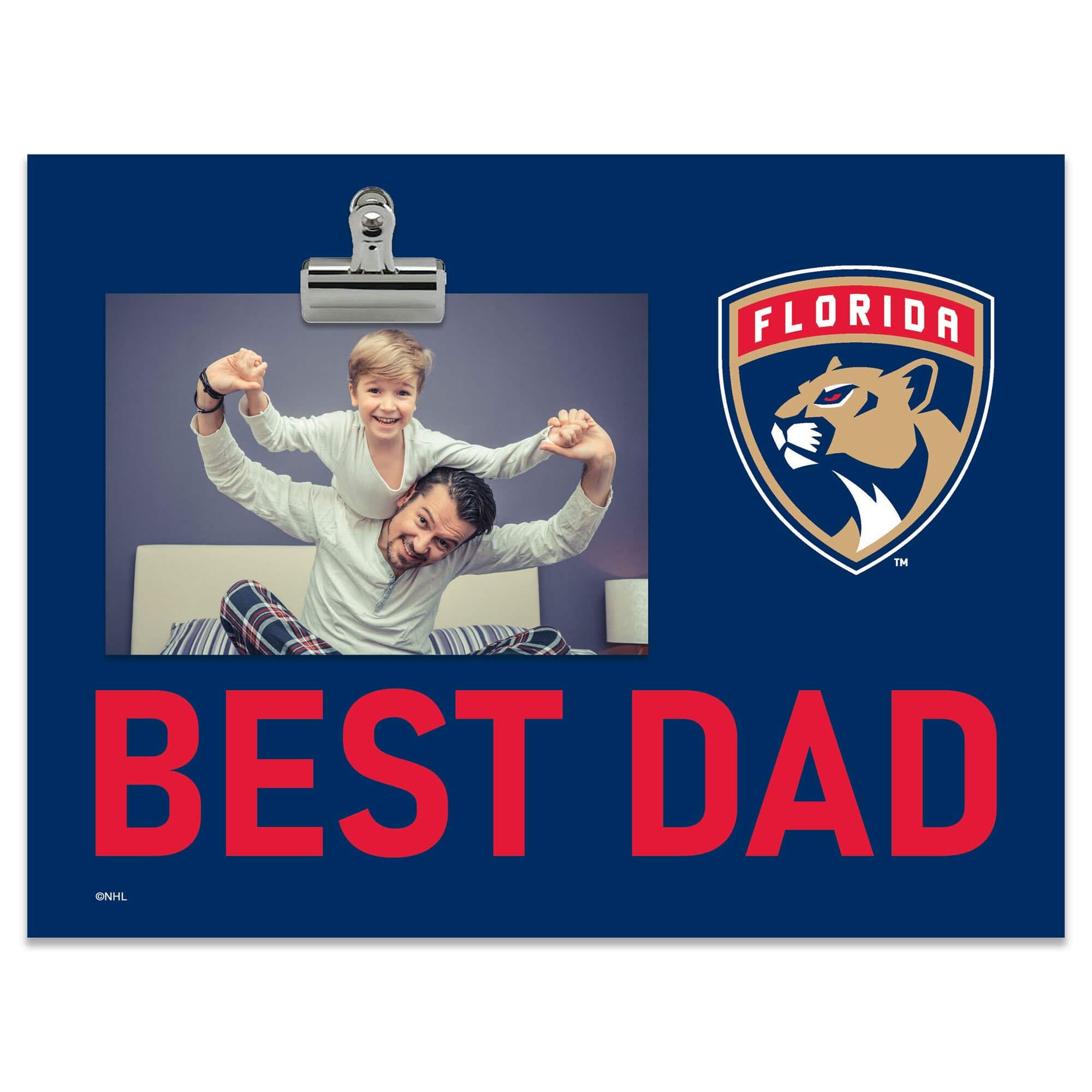"Fan Creations - Florida Panthers 8"" x 10.5"" Briteline Best Dad Clip Frame - Multicolor" price history on PriceWatchPro