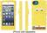 Front Standard. Griffin Technology - SpongeBob Skin for Apple® iPod® touch 5th Generation.