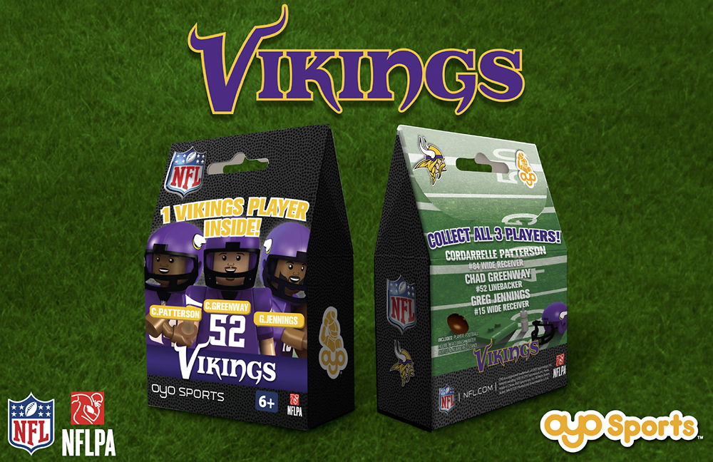 Oyo Sports NFL Football Minnesota Vikings Gametime Set With 