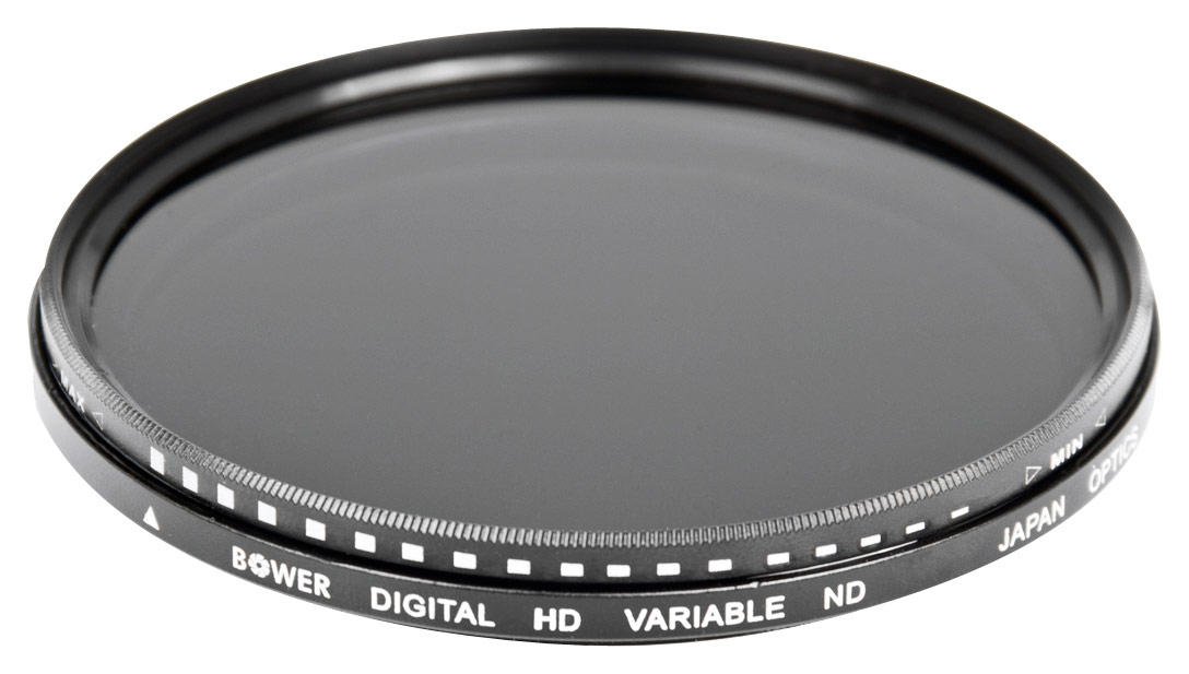 Angle View: Bower - 72mm Variable Neutral Density Lens Filter
