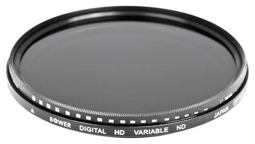 Angle View: Bower - 62mm Variable Neutral Density Lens Filter