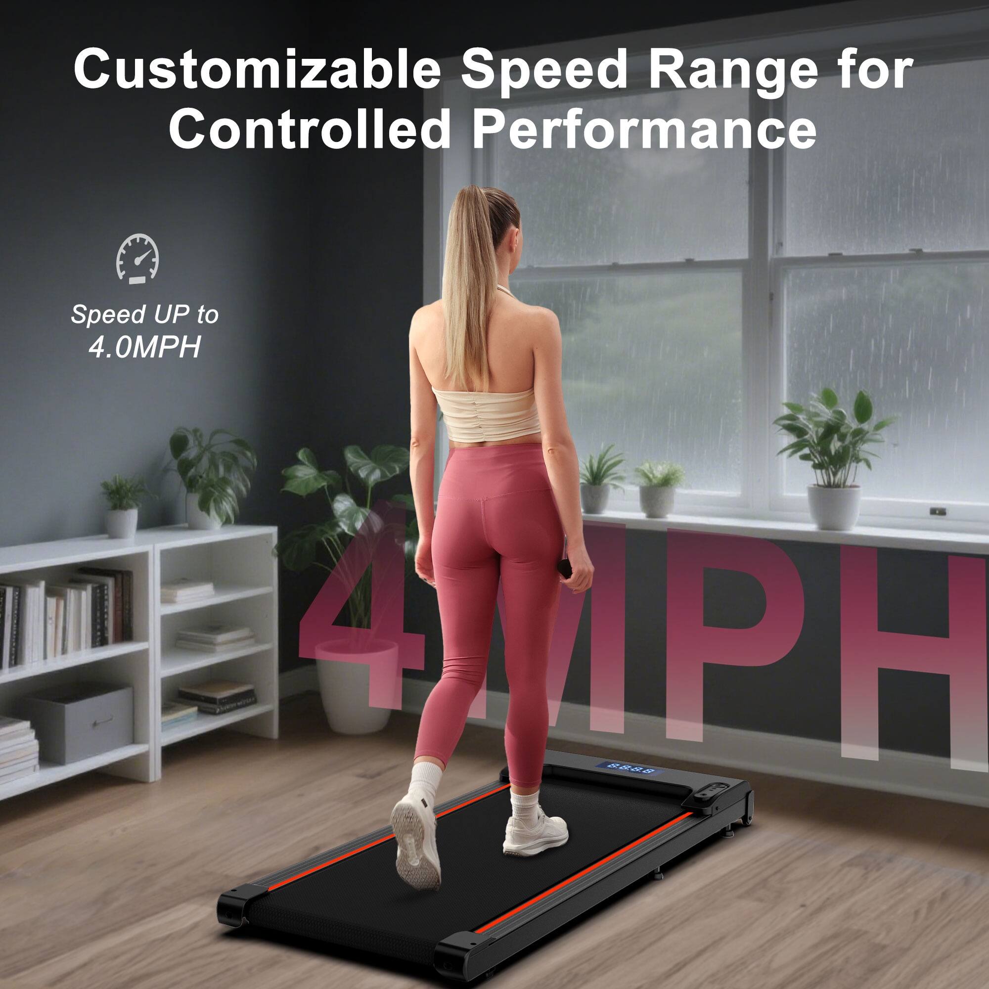 Customizable Speed Range for Controlled Performance

Speed UP to 4.0MPH